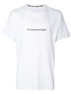 F.a.m.t. - Slogan Printed T-shirt - Unisex - Cotton - M, White, Cotton