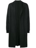 Devoa Needle Jersey Cardigan - Grey