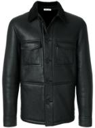 Tomas Maier Nappa Shearling Field Jacket - Black
