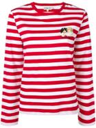 Fiorucci Striped Long Sleeved Top - Red