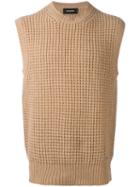 Dsquared2 - Knitted Sleeveless Top - Men - Wool - S, Nude/neutrals, Wool