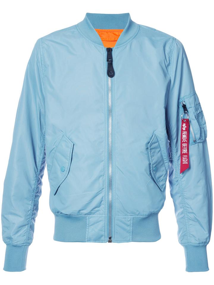 Alpha Industries - L-28 Scout Jacket - Unisex - Nylon - M, Blue, Nylon