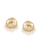 Ellery Embellished Drop Earrings - Gold