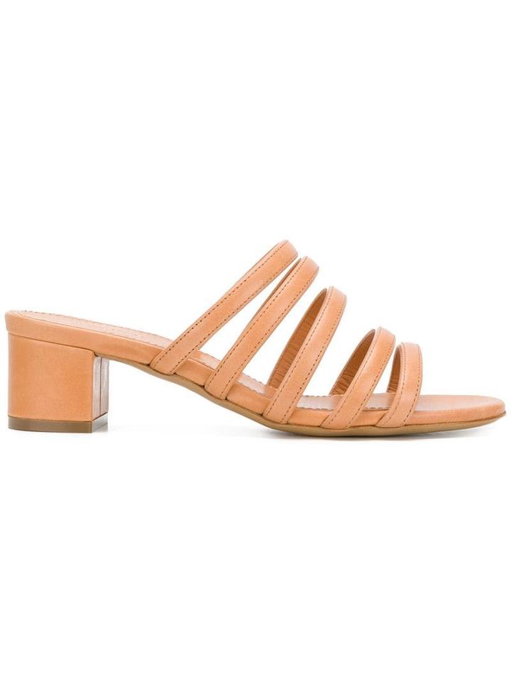 Mansur Gavriel Multi Strap Sandals - Neutrals