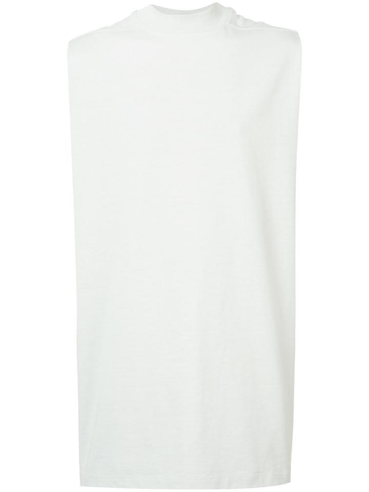 Rick Owens Tunic Tank Top, Men's, Size: Medium, Grey, Cotton