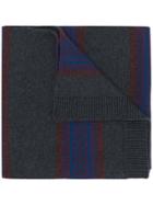 Pringle Of Scotland Cashmere Fair Isle Scarf In Grey
