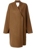 Ports 1961 Tailored Structured Coat - Brown