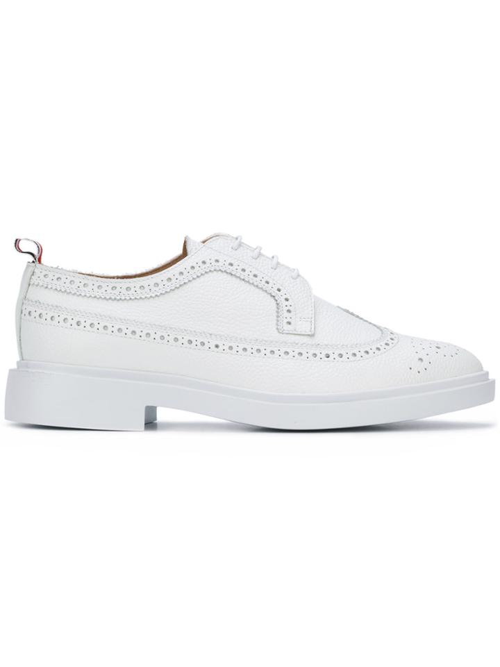 Thom Browne Longwing Derby Shoes - White
