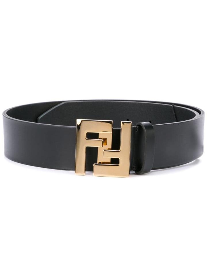 Fendi Monogram Buckle Belt - Black