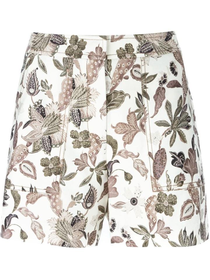 Tory Burch Floral Print Shorts