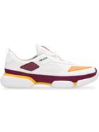 Prada Knit Fabric Cloudbust Sneakers - White
