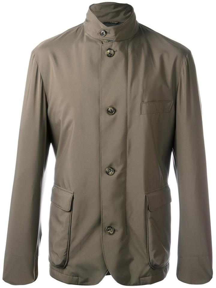 Loro Piana 'traveller' Wind Breaker, Men's, Size: Large, Brown, Polyester/polyurethane/cashmere/goat Skin
