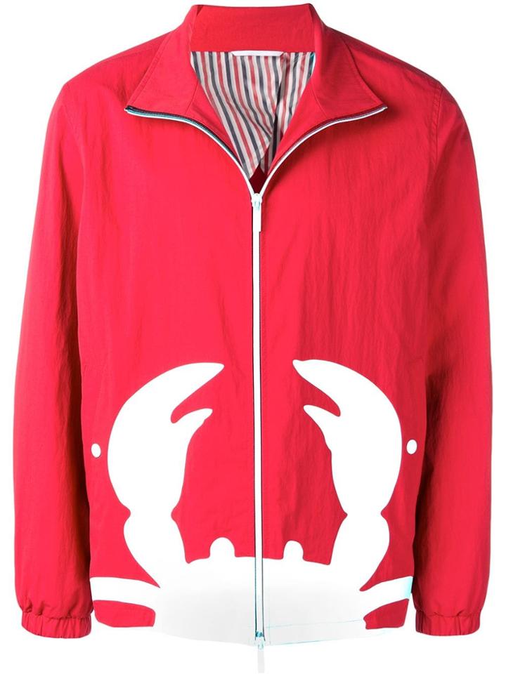 Thom Browne Large Crab Relaxed Jacket - Red