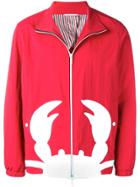 Thom Browne Large Crab Relaxed Jacket - Red