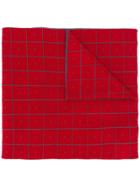 A-cold-wall* Cut-out Scarf Cape - Red
