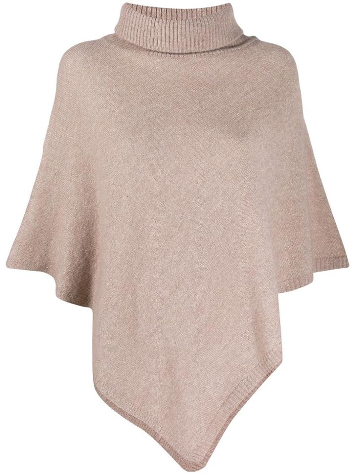 Liu Jo Poncho-style Knit Sweater - Neutrals