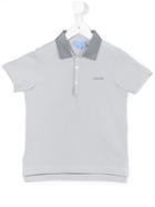 Lanvin Petite - Contrast Collar Polo Shirt - Kids - Cotton - 7 Yrs, Boy's, Grey