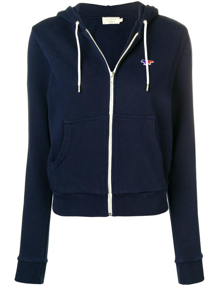 Maison Kitsuné Fox Patch Hoodie - Blue