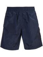 Stone Island Nylon Metal Branded Swim Shorts - Blue
