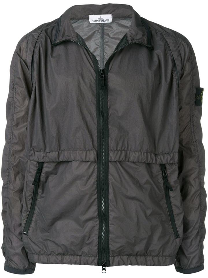 Stone Island Zip Front Jacket - Grey