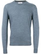 Brunello Cucinelli Classic Sweater, Men's, Size: 48, Blue, Cashmere/wool