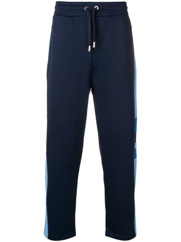 Maison Kitsuné Side Stripe Track Pants - Blue