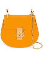 Chloé - Mini Drew Shoulder Bag - Women - Leather - One Size, Yellow/orange, Leather