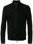 Drome Zipped Jacket, Men's, Size: Medium, Black, Sheep Skin/shearling/viscose/polyester