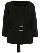Gloria Coelho Belted Top - Black