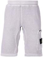 Stone Island Fitted Track Shorts - Grey