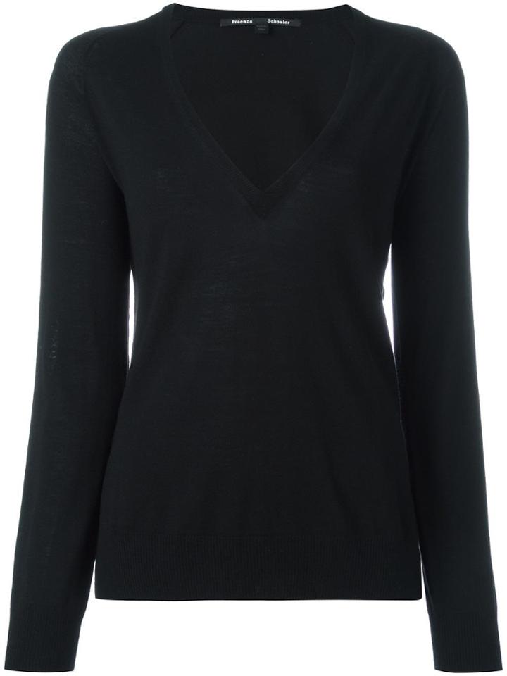 Proenza Schouler V-neck Jumper - Black