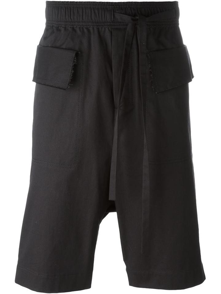 Damir Doma 'poline' Shorts, Men's, Size: Small, Black, Cotton
