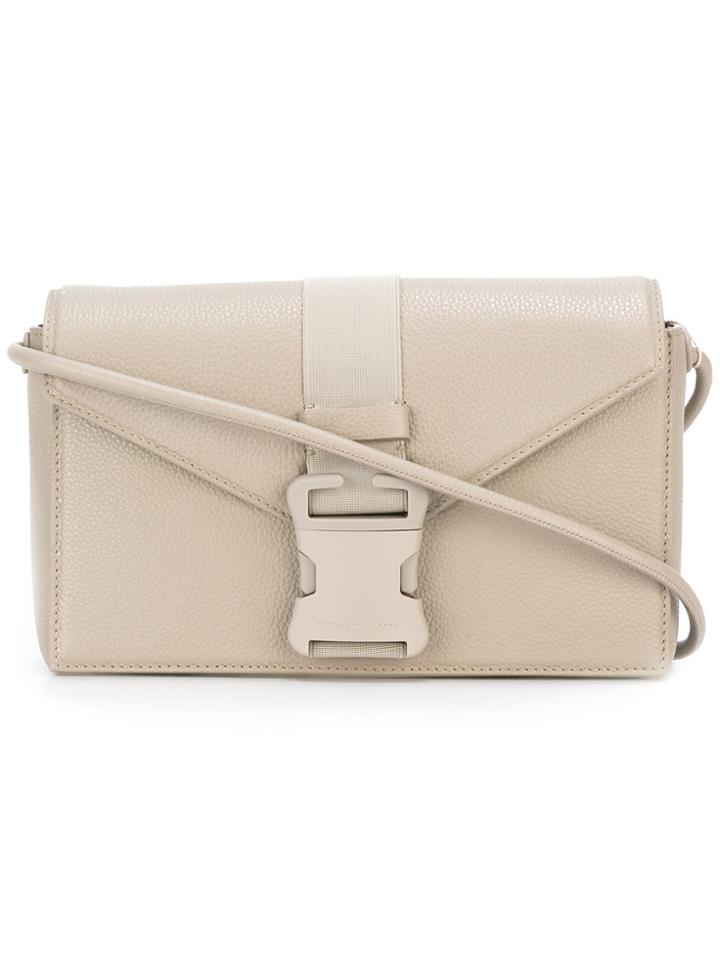 Christopher Kane Safety Buckle Devine Shoulder Bag - Grey