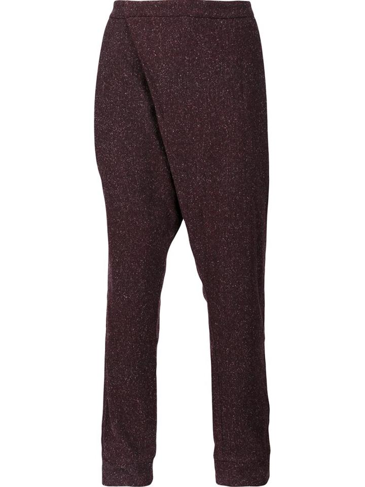 Strateas Carlucci 'crossover' Trousers, Men's, Size: Small, Pink/purple, Virgin Wool