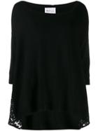 Be Blumarine Boat-neck Sweatshirt - Blue