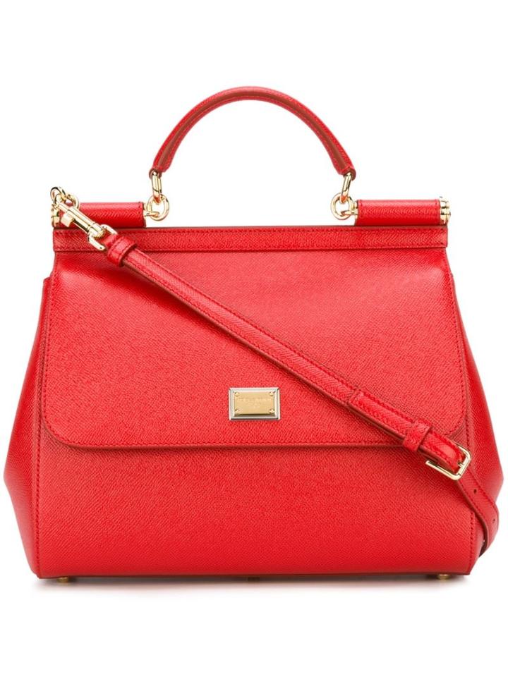 Dolce & Gabbana Large 'sicily' Tote, Women's, Red