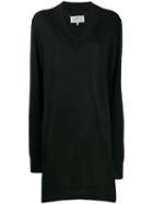 Maison Margiela Knitted Jumper Dress - Black