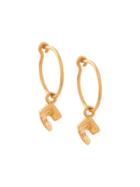 Coup De Coeur Vortex Hoop Earrings - Gold