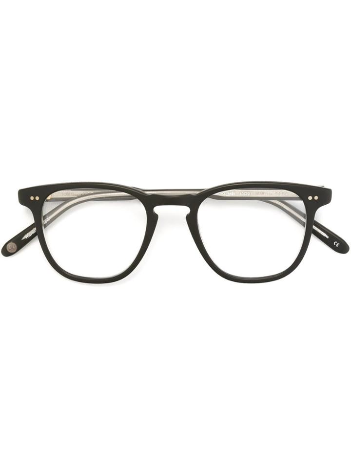 Garrett Leight Matte 'brooks' Optical Glasses - Black