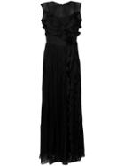 Irina Schrotter Pleated Dress - Black