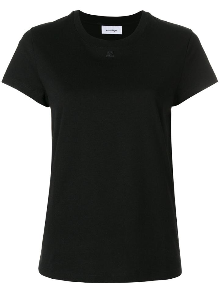 Courrèges Rear Logo T-shirt - Black
