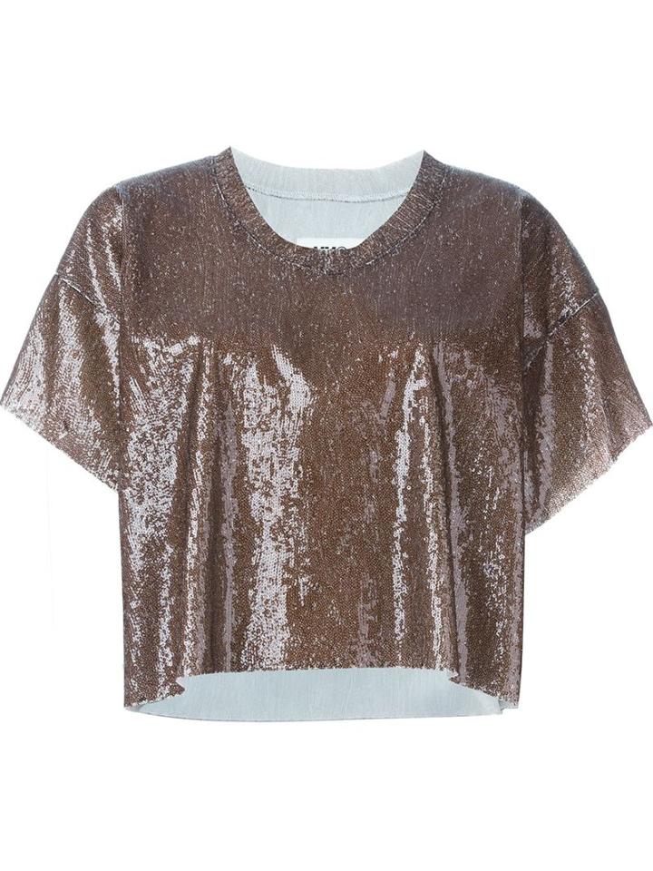 Mm6 Maison Margiela Crop Top