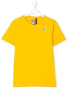 K Way Kids - Teen Chest Logo T-shirt - Kids - Cotton - 16 Yrs, Yellow/orange