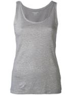 Majestic Filatures Classic Tank Top, Women's, Size: Iv, Grey, Silk/linen/flax