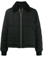 Helmut Lang Shearling Collar Padded Jacket - Black