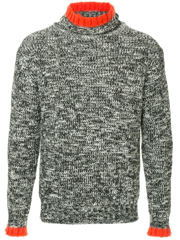 Facetasm Chunky Knit Turtleneck - Black