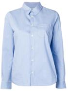A.p.c. Striped Slim-fit Shirt - Blue