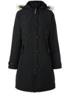 Canada Goose Buttoned Zipped Parka Coat - Black