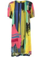 Nicole Miller Printed Shift Dress - Multicolour