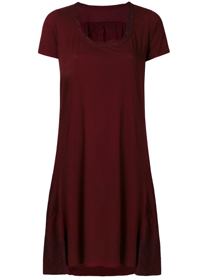 Uma Wang Dina Asymmetric T-shirt Dress - Red